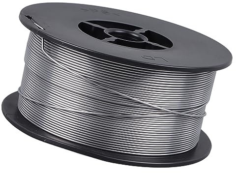 Filo Animato 1,0 Mm, Filo Animato 1,0 Mm Nucleo per Saldatura MIG in Acciaio Al Carbonio Autoprotettivo 1 Kg per Saldatura a Gas, Filo per Saldatura