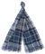 Barbour USC0315-TN22 Welton Tartan Summer Scarf CLASSIC BERWICK BLUE TARTAN
