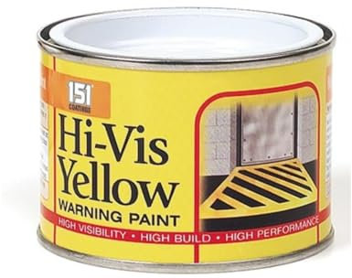SOTL® Hi-Vis Yellow Warning Paint – High Visibility Durable Safety Marking Paint for Roads, Constructions, and Events – Outdoor & Indoor Use – 180ml