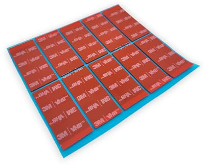 3M Klebeband doppelseitige Klebepads Klebeband VHB 5952 EXTRA STARK mit Abziehlasche (50mm x 25mm - 10 Stück)