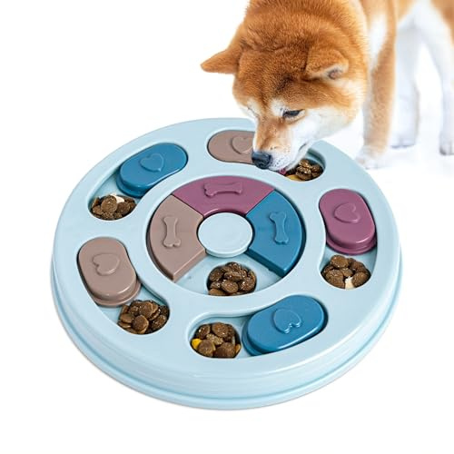 Blanlody Juguete Perro Juguete Interactivo para Juegos Tediosos Aumentar Inteligencia Perros Apto Cualquier Raza Puzzle Regalo