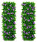 Max 150 * 30cm Expanding Garden Flower Trellis Panels, Fence Screening, Privacy Screen Garden, Gardenss Fence Screening, Gardens Fences Screeningss with Artificial Ivy and Violet Flower (2pcs)