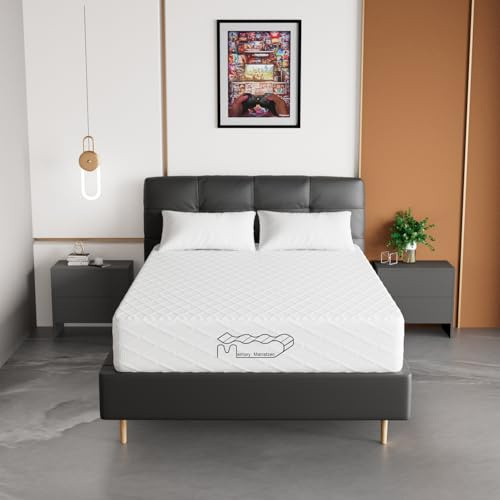 Memory Matratzen Matelas 140x200cm 26cm De Hauteur, Matelas en Mousse Froide, Niveau De Fermeté H2&H3, Soutien 7 Zones avec Rebond Rapide, Matelas Double pour Usage Domestique (140x200x26cm)