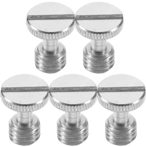 ANDRESLAD 5 pezzi Vite di Montaggio per Fotocamera da Vite Rapida per Treppiede Staffa e Piastra di Montaggio Solido e Compatto per Uso Professionale e Viaggi