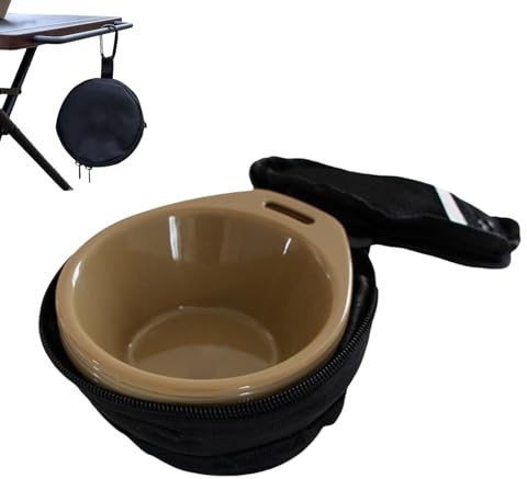 Bol de Senderismo - Vajilla Apilable con de Almacenaje,Set de 4 Boles para Cereales | para Picnic, Cocina, Hogar, Comida, Cena, Barbacoa, Playa, Acampada, Excursiones