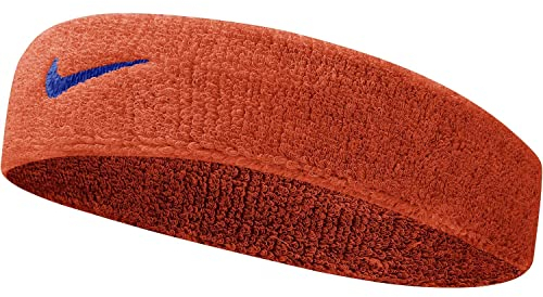 Nike Swoosh Headbands Schweißband aus Baumwolle und Nylon in der Farbe Team Orange-College Navy, N.000.1544.804.OS
