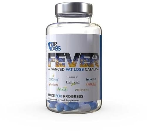 HR Labs Fever40 Advanced Fat Loss Catalyst, 75 Capsules, 25 Servings