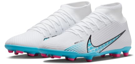 Nike DJ5961-146 Nike Mercurial Superfly 9 Club FG/MG Sneaker Male Blanca BALTICA/Azula BALTICA EU 43