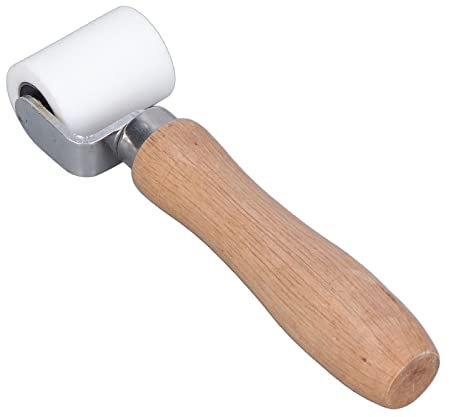 Rullo per Giunzioni in Silicone, Ruota di Pressione in Teflon PTFE da 40 Mm Rulli per Vernice per Saldatura Resistenti Alle Alte Temperature Rullo Portatile La Mano può Lavorare