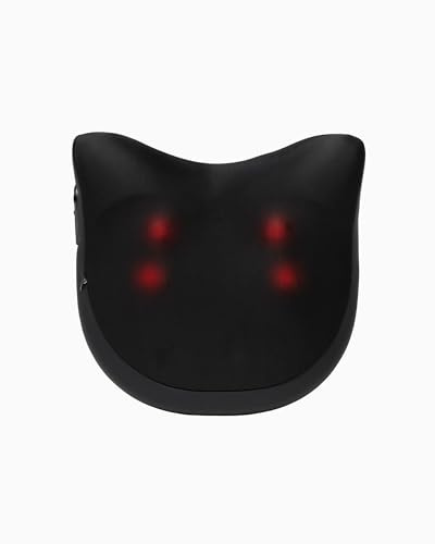 Flowlife Flowpillow Pro Shiatsu Massagekudde med Värmefunktion, Justerbara Massagetummar, 4,5 timmars batteritid, 2 hastigheter, Svart