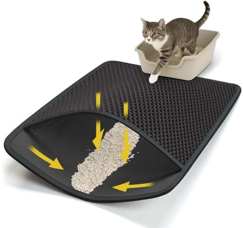 Conlun Tapis de Litière pour Chat 60x46cm