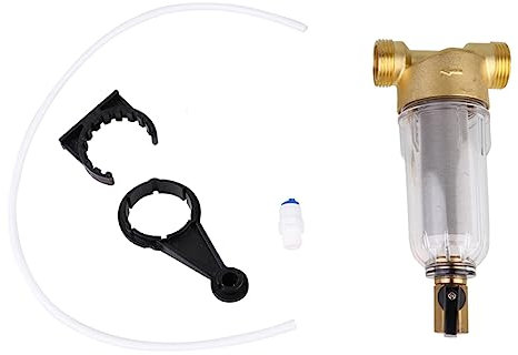 SEWOART Filtro Per Acqua Sedimenti Prefiltro Riutilizzabile Tubo Filtro Frontale Lavaggio Purificatore Decalcificante Rubinetto
