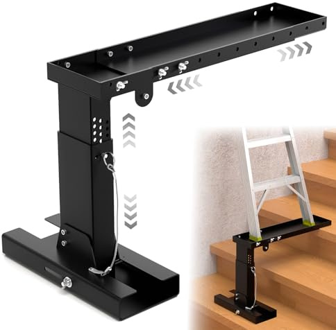 Foldable Ladder Leveler for Stairs Heavy Duty Ladders Stabilizer Platform
