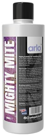 Mighty Mite Horse Shampoo 300ml – Non-Pesticide Mite Wash for Horses – Helps Wash Away Feather Mites – Fast Wetting Foam, Rinse-Off Use