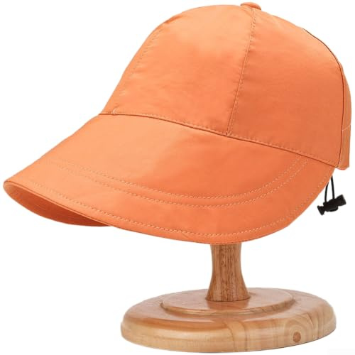 TDCuizent Dam brett brätte hink hatt justerbar dragsko solskydd keps andningsbar bomullsblandning för sommar strand trädgårdsaktiviteter svart elfenben ljus för blå kaki orange röd