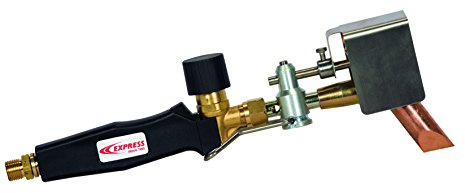 Saldatore a Fiamma Aperta con Manico a Rotazione - Torcia Saldatrice Professionale - Cannello a Gas per Saldare - Fiamma Ossidrica per Saldatura - EXPRESS