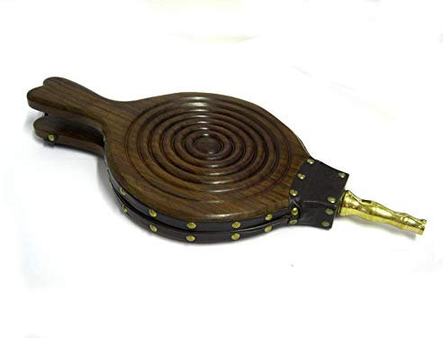 Black Country Metal Works Panacea Natural Hardwood Fireplace Bellows Fire Blower/Lighter