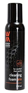 WorkerWalker Mousse Nettoyante Pro, Nettoyant pour Chaussures et Bottes, Mousse Nettoyante pour Cuir, Daim, Nubuck, Tissu et Toile pour Bottes et Chaussures de Travail (150 ml - Transparent)