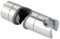 INF Handbrause Halterung, verstellbar Duschhalterung, 360° drehbar Brausehalter für Slide Bar 18-25 mm Außen Durchmesser, ABS Grade Kunststoff Poliert Chrom