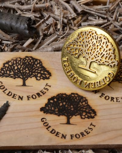 Märkjärn för trä anpassad träbränning värmestämpel anpassad köttstämpel logotyp för märkning järn handgjord av design (2,5 x 2,5 cm)