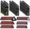82 tlg multitool sägeblätter holz Set, 4 oszillierende multitool sägeblätter titanium, multitool schleifplatte für delta-schleifer
