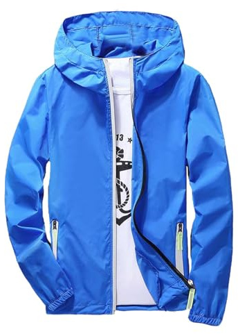 Rain Jacket Bicycle Men's Lightweight Breathable Softshell Jacket Plain Transition Jacket Waterproof Cycling Jacket Rain Jackets Outdoor Jacket Hiking Jacket Summer Jacket Thin Windbreaker
