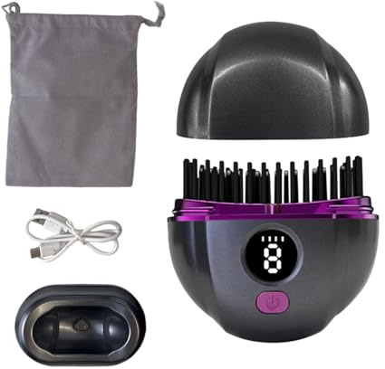 Plancha Pequeña Para El Pelo - Sin Cable 3 Configuraciones De Calor Portátil - Cepillo Alisador Y Plancha Pequeña - Para Pelo Largo Rizado Flequillo Estilizado En Bordes Belleza Mujeres Niñas Uso Diar