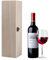 Rapidbok Wein Geschenke Holzbox, Weinbox Holz, Holzkiste mit Deckel, Geschenkbox für Wein, Weinbox Geschenkbox, Weinbox Holz Personalisiert, Weinbox für Party Geburtstag Einweihung, 35x10x10cm