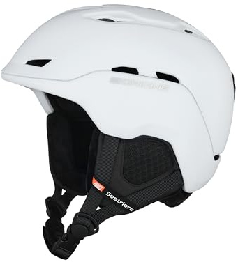 ORIGINE Casco da Sci Snowboard per Sport sulla Neve per Uomo Donna con Fodera Rimovibile Lavabile (SOLID WHITE,L)