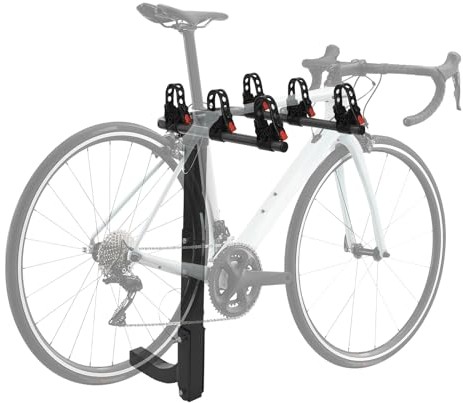 Porte-vélos de voiture pour attelage de remorque 2 vélos et ebike, max. 70 kg, pliable à 90 °