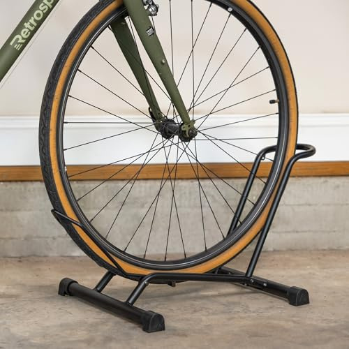 StoreYourBoard CycleStand Bike Floor Stand, No-Lift Indoor Bicycle Rack for Garage, Bike Mount Storage, Holds MTB, Road, and Ebike Stand, Bike Parking Rack, Fits Tires up to 3.5″