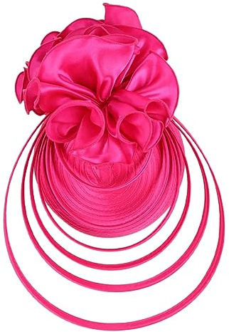 OATIPHO Chapeau Extravagant pour Femmes en Polyester et Abs, Léger et Confortable, pour Mariage et Banquet Style Élégant et Raffiné