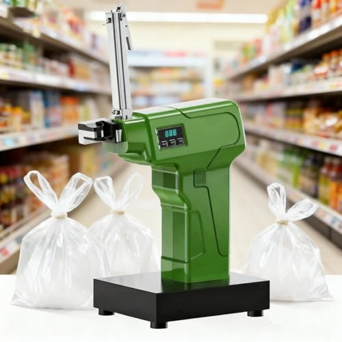 Väska bindningsmaskin, 30 W helautomatisk plastbindningsmaskin, snabb och enkel användning, klar LED-panel, anti-nyp enhet, tyst funktionalitet