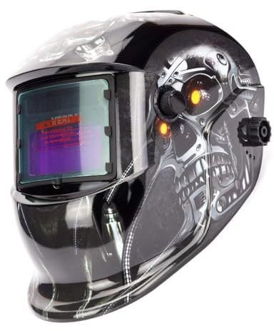 Automatik Schweißhelm + Solarzellen alle gängigen Schweißtechniken (mit Skelett)