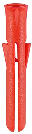 TimCo Chevilles en plastique rouge de qualité supérieure – 34 mm