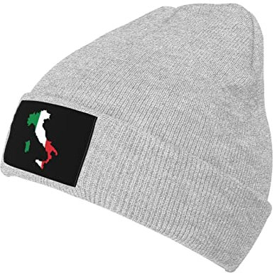 501 Herren Damen Wintermütze Italia Italien Italienische Karte Slouchy Beanie Mütze Bequeme Strickmütze Weich Mütze Für Angeln Outdoor