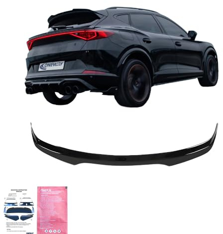 Oneway - Alcachofa de techo (adición), compatible con Cupra Formentor 2020-2024, color negro brillante