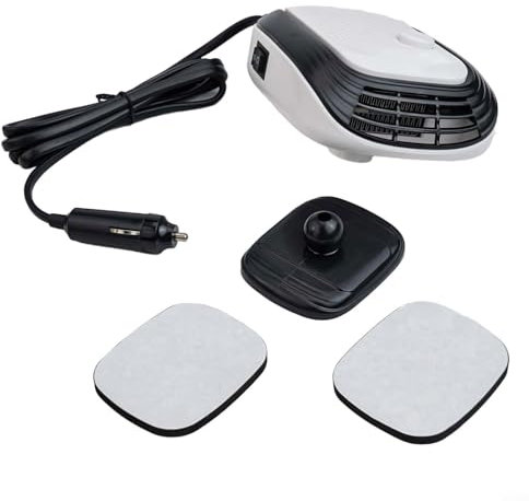 Elektrische Autoheizung mit schneller Heiztechnologie, ideale Lösung für winterlichen Fahrkomfort und Sichtbarkeit (weiß)