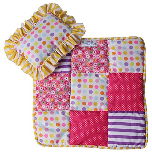Whitney Patchwork Quilt and Pillow - Baby Doll Bedding Set | American Girl Doll