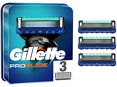 Gillette ProGlide Rasierklingen, 3 Ersatzklingen für Nassrasierer Herren mit 5-fach Klinge