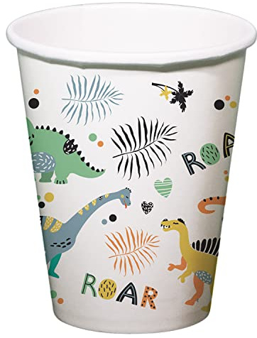 Folat 68344 Gobelets Dino Roars 250ml - 6 pièces
