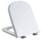 Asiento y Tapa PETIT Caída Amortiguada, Color Blanco, Compatible The Gap de Roca