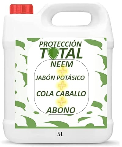 PLANTAWA Protección Total 5L | jabon potasico con aceite de neem | Solución Integral | Aplicación Sencilla y Versátil | Máxima Eficacia | Uso en Interiores y Exteriores