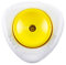 Egg Punch Egg Piercer Egg Hole Puncher Pricker Kitchen Tool Semi-Automatic with Safety Lock White Yellow Egg Piercer