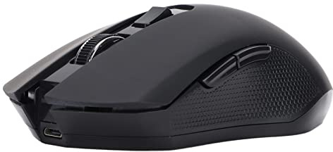 Denash Ratón Recargable Férmico Ergonómicamente 2.4 GHz Computadora de Juegos USB para Verrugas de la Oficina