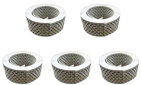 Hamann Mercatus GmbH Vogelschutzgitter weiß 50 mm breit 5 STK. - sorgt dafür, DASS Keine Vögel oder andere Kleintiere unter die Dacheindeckung eindringen.