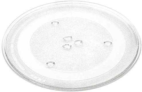 vhbw Mikrowellen-Teller kompatibel mit Samsung M2901, M633, M643, M735, M736 Mikrowelle - Drehteller mit Y-Aufnahme, 285 mm, Glas, Transparent