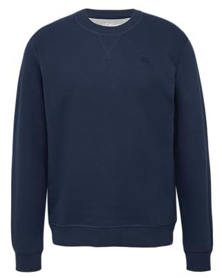s.Oliver Crew Neck-Sweatshirt aus Baumwollmix mit Logo-Stickerei