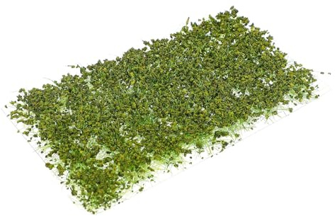 jojofuny Racimos de Césped Artificial Duradero para Modelismo Arbustos de Tierras Bajas Decoración de Escenas DIY Material Resistente y Color Realista para Mini Jardines y Paisajes