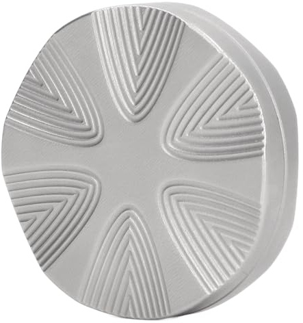 RIZGHWOY Control Deslizante Sensorial de Monedas de Forma Redonda, Juguete de Metal Fácil de Transportar para la Ansiedad, Ideal para Trabajar y Viajar